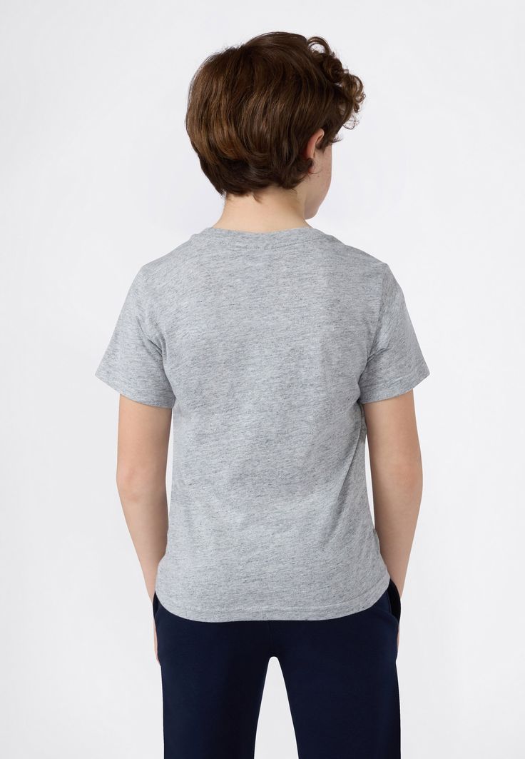 Básica premium algodón kids gris claro