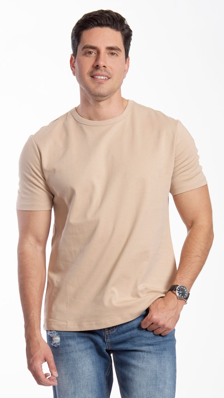 Básica premium algodón beige