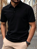 Remera polo premium negro