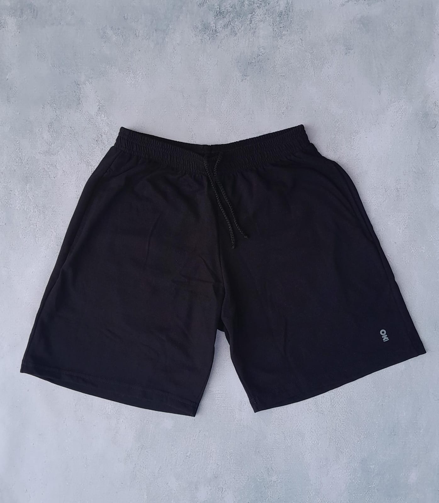 Short algodón negro