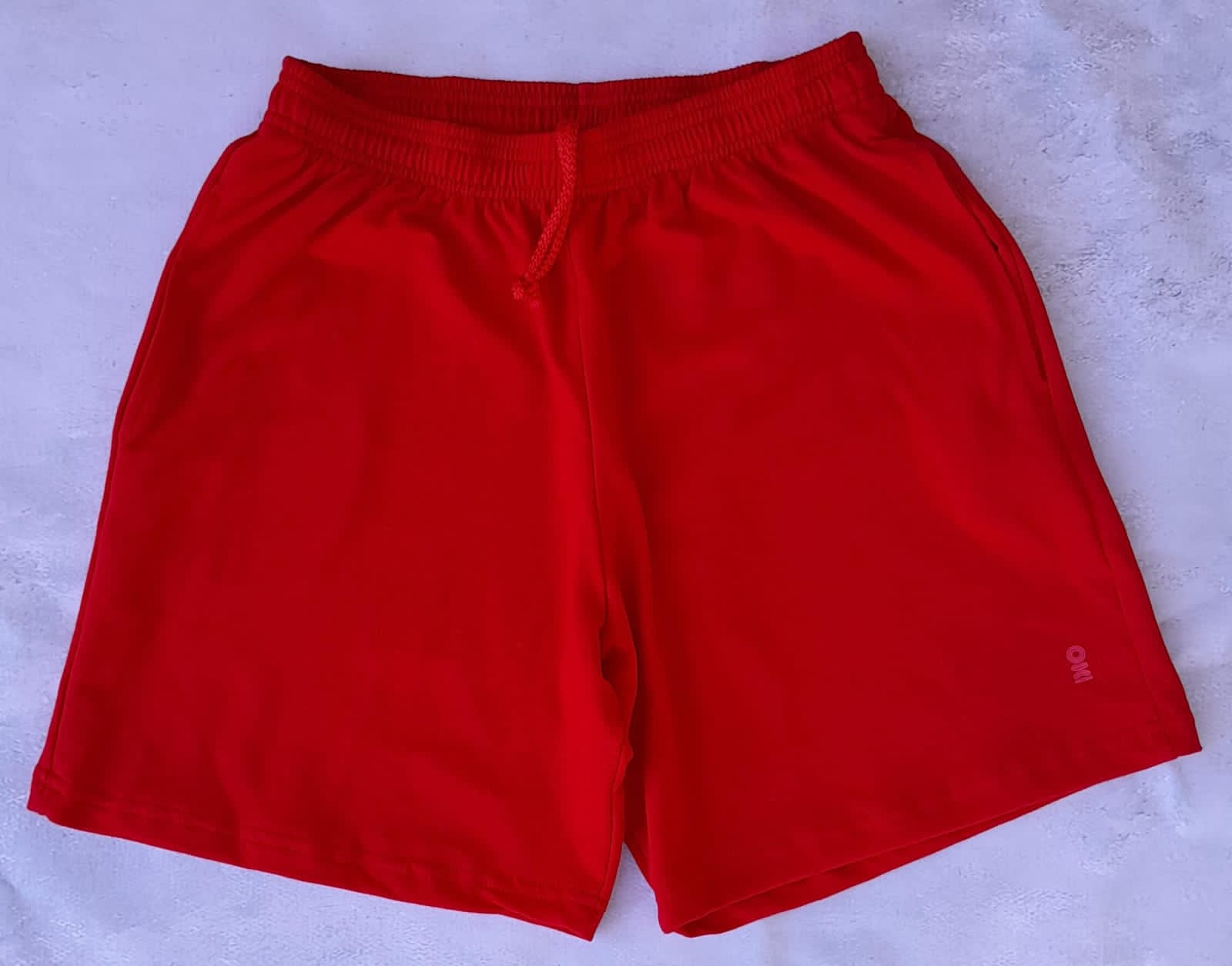 Short algodón rojo