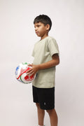 Básica premium algodón kids verde olivo