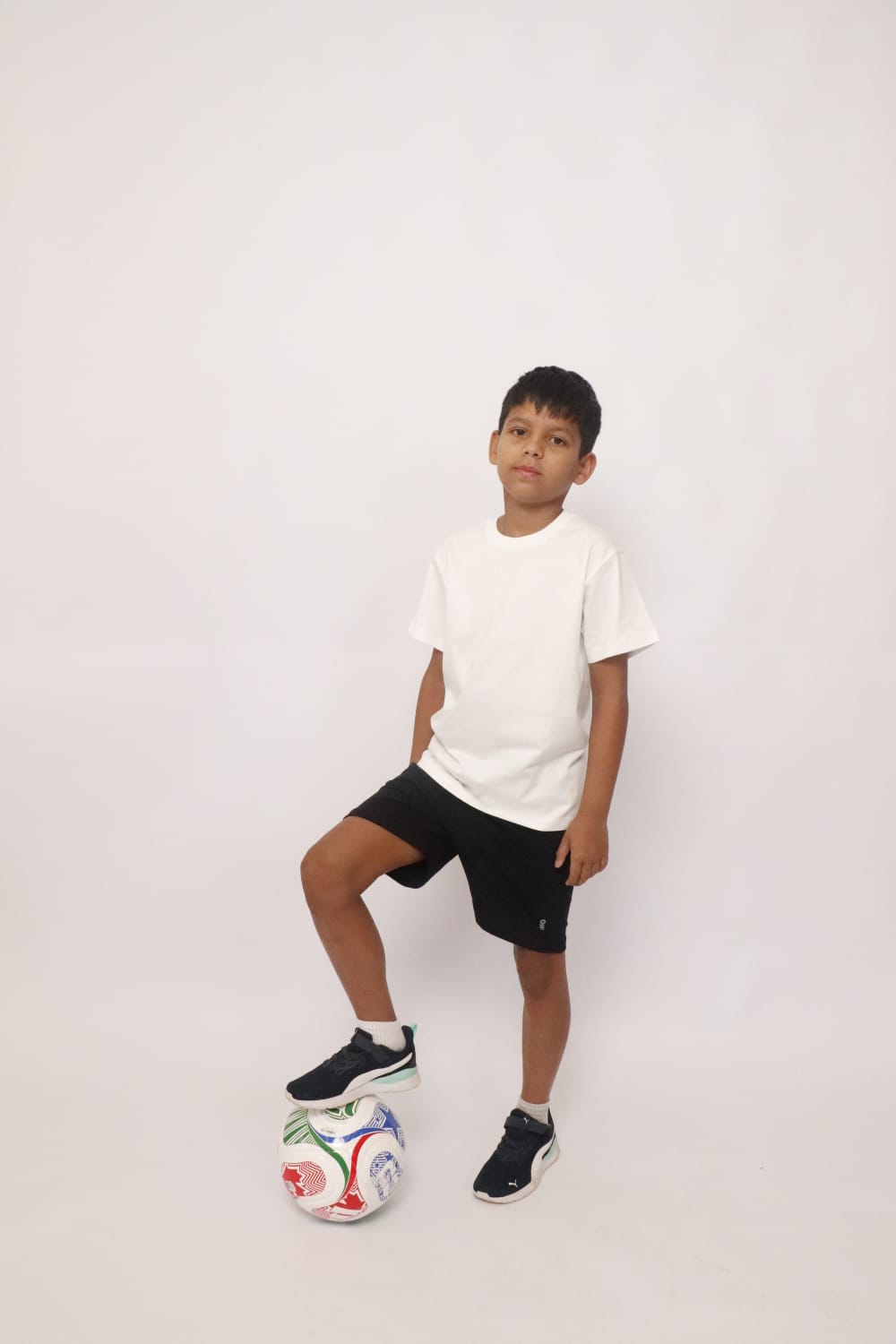 Básica premium algodón kids blanco