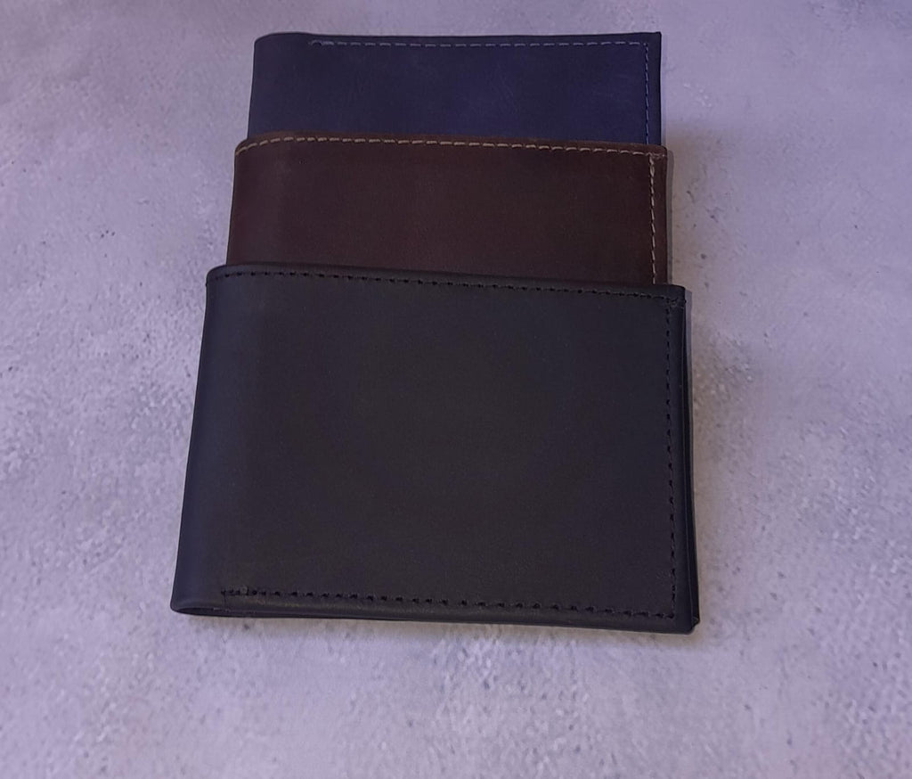 Billetera cuero premium marrón