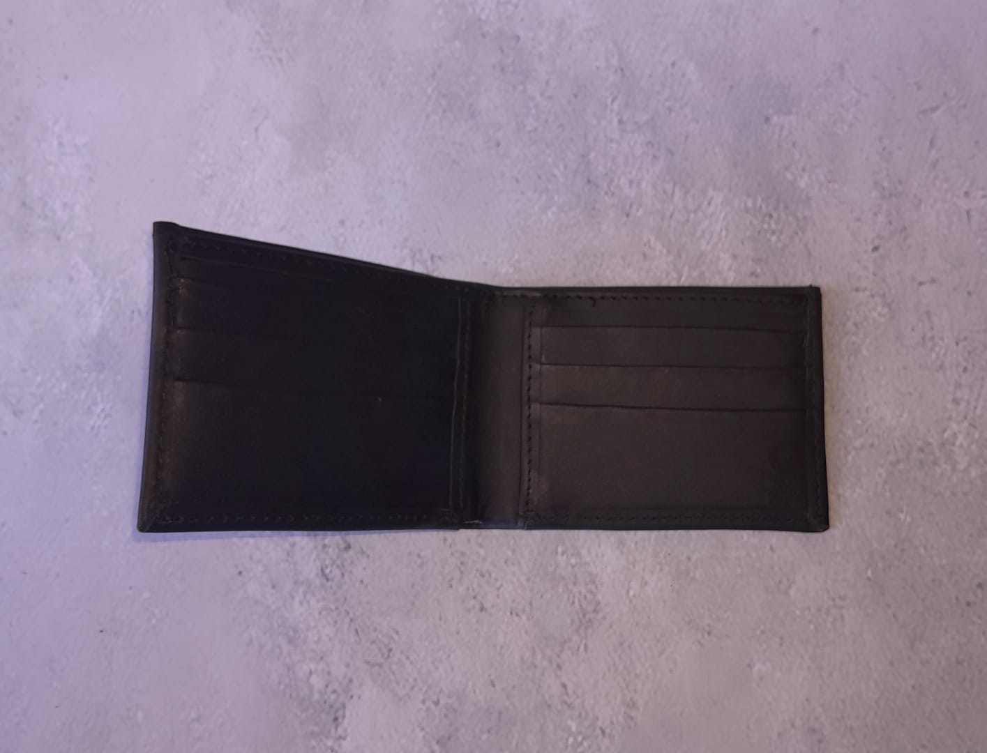 Billetera cuero premium negro