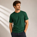 Básica premium algodón verde musgo
